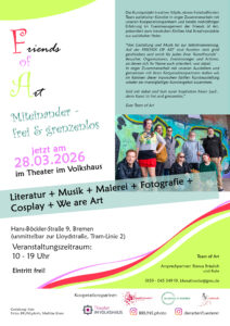 am 28.3. vom 10-19 Uhr im Theater im Volkshaus Hans-Böckler-Str. 9